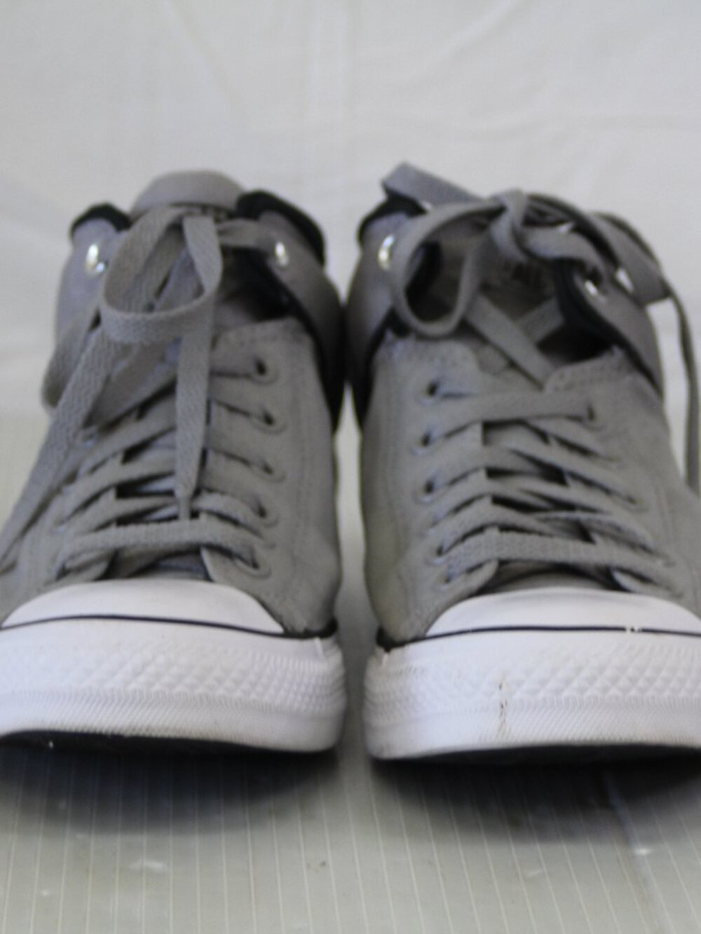 Converse Chuck Taylor All Star Street Mid Gray Black Sneakers Men’s Size 9 - Picture 2 of 6